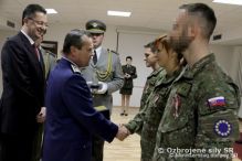 Minister Glv ocenil vojakov, ktor sa vrtili z opercie EUFOR ALTHEA